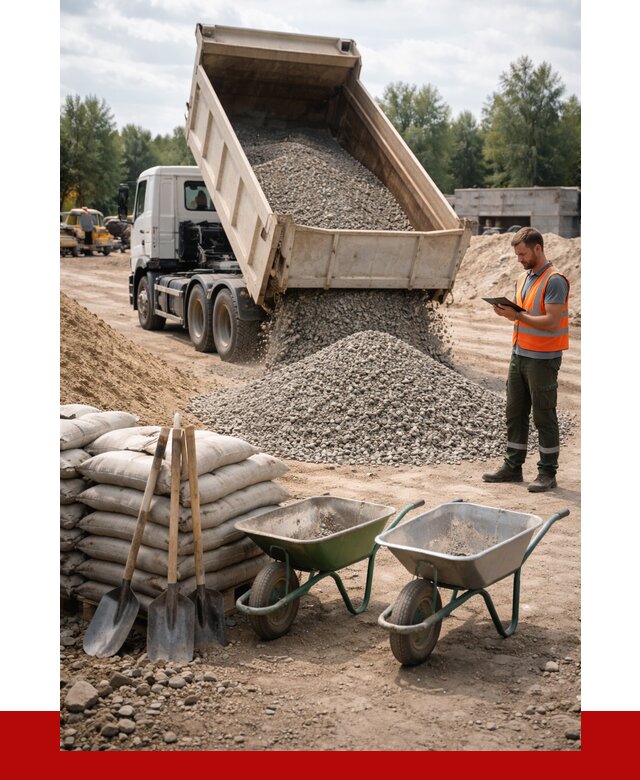 Доставка нерудных материалов в Касимах от 1305 руб. | ПРОНЕРУДКсм