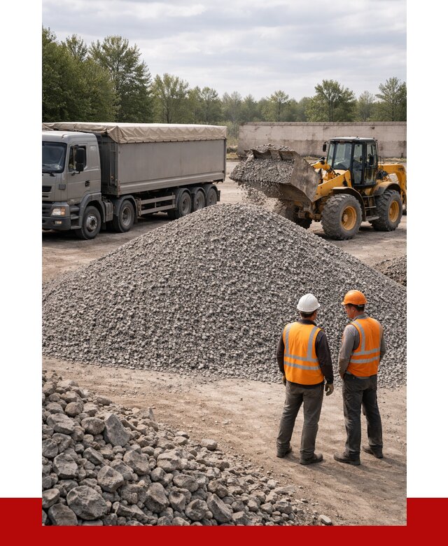 Гранитный щебень фракция 5-20 в Касимах от 4567 руб | ПРОНЕРУДКсм