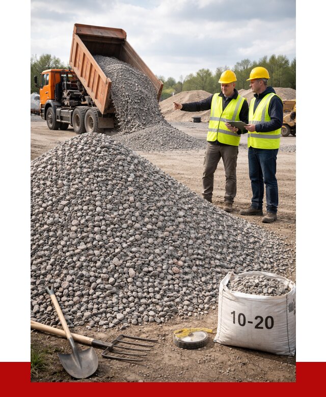 Гранитный щебень фракция 10-20 в Касимах от 4567 руб.|ПРОНЕРУДКсм