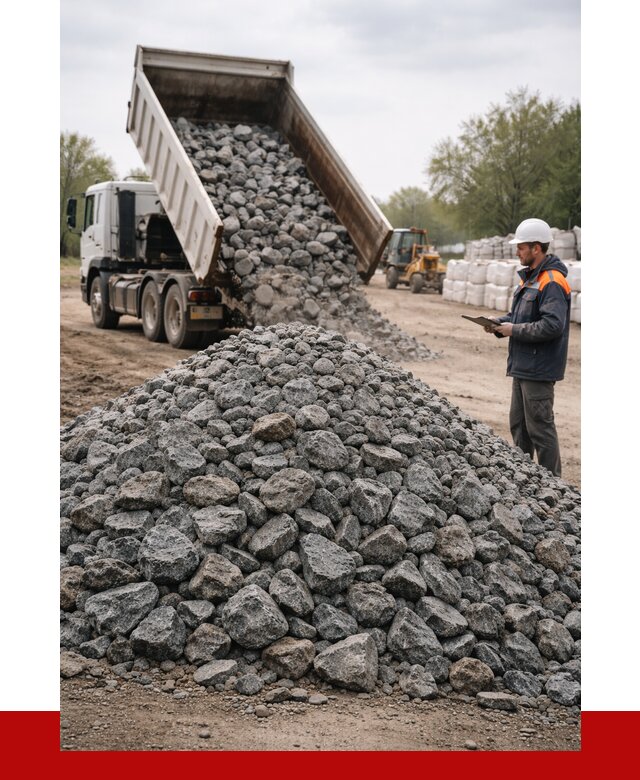 Гранитный щебень фракция 100-200 в Касимах от 4567 р. ПРОНЕРУДКсм