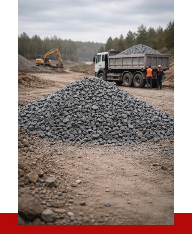 Щебень габбро диабаз фракция 40-70 в Касимах от 2392 р-ПРОНЕРУДКсм