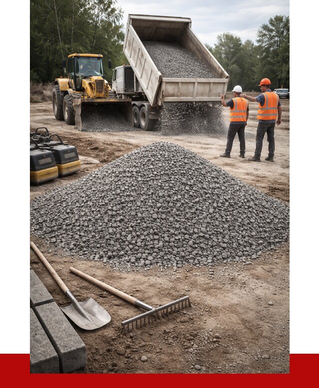 Гравийный щебень купить в Касимах от 2392 р. ПРОНЕРУДКсм