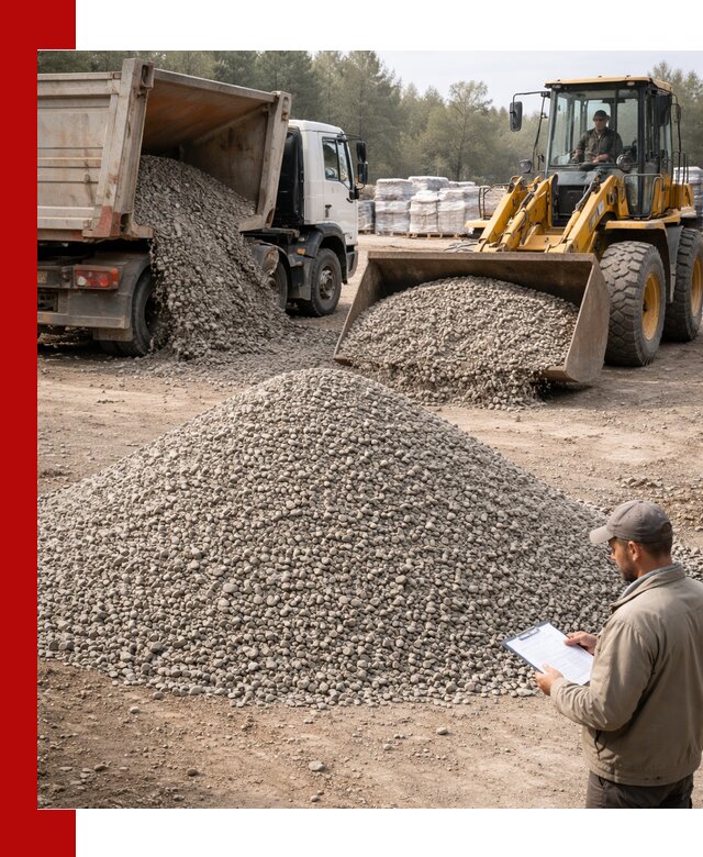 Гравийный щебень фракция 5–10 с доставкой в Касимах