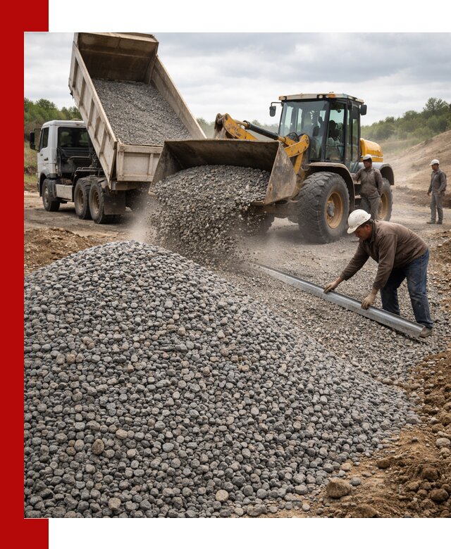 Гравийный щебень фракция 5-20 с доставкой в Касимах