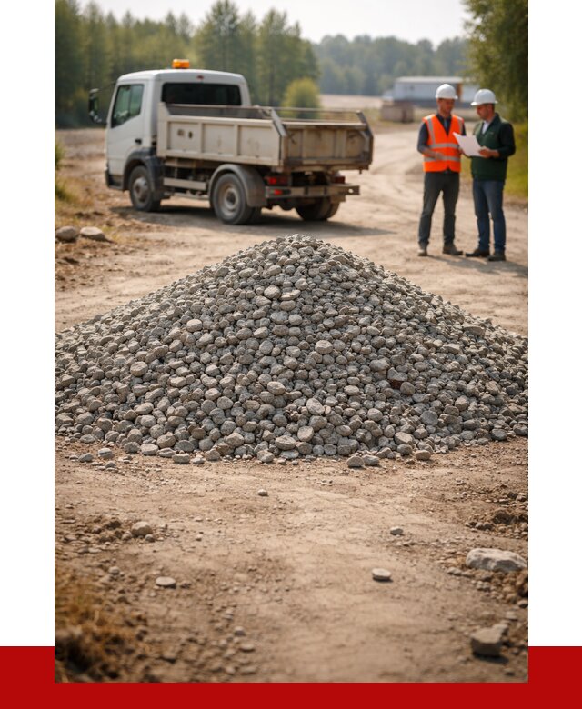 Гравийный щебень фракция 20-40 в Касимах от 1305 р. | ПРОНЕРУДКсм