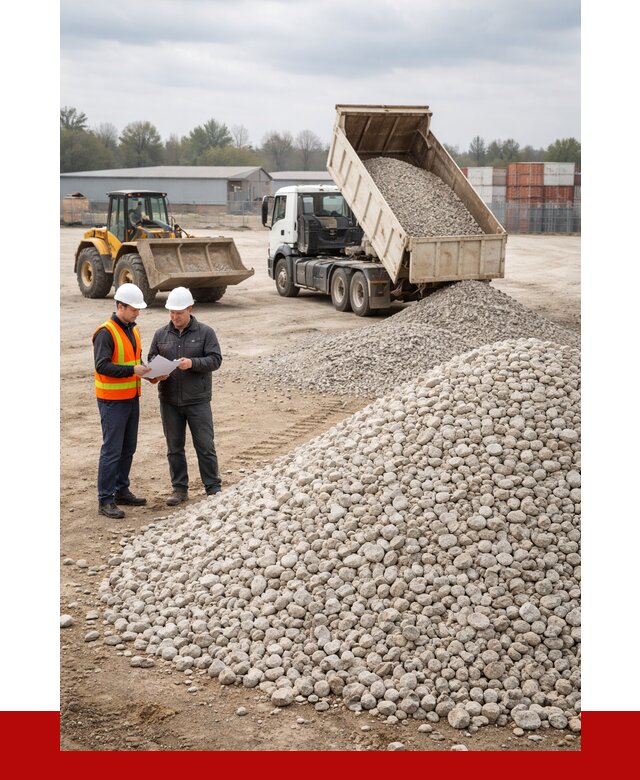 Известняковый щебень в Касимах от 1522 р. доставка | ПРОНЕРУДКсм