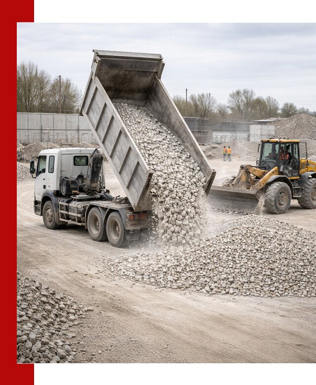 Доставка и продажа известнякового щебня в Касимах