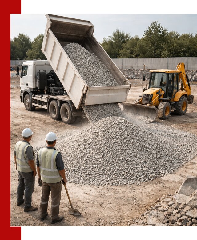 Купить известняковый щебень фракции 5–10 мм с доставкой в Касимах