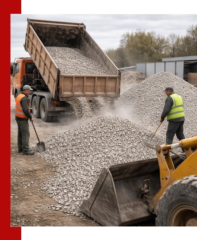 Доломитовый щебень фракции 5-20 с доставкой в Касимах