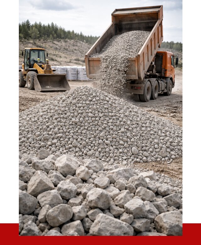 Доломитовый щебень фр. 20-40 в Касимах от 4567 р. | ПРОНЕРУДКсм