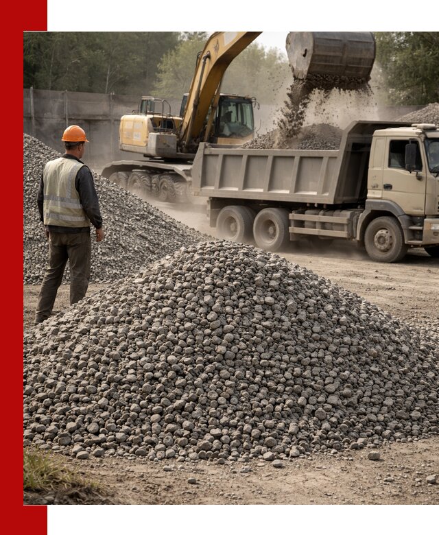 Шлаковый щебень фракция 5-20 с доставкой в Касимах