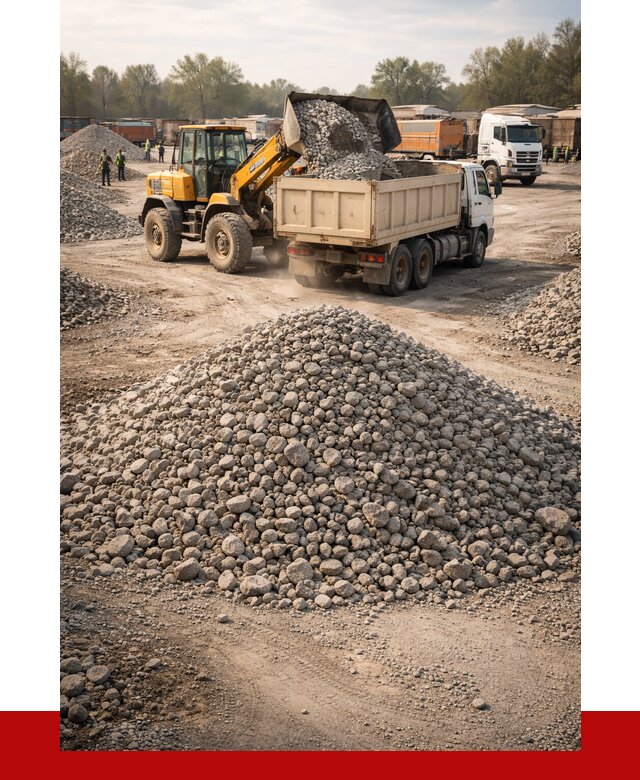 Вторичный щебень фракция 40-70 в Касимах от 1892 р, ПРОНЕРУДКсм