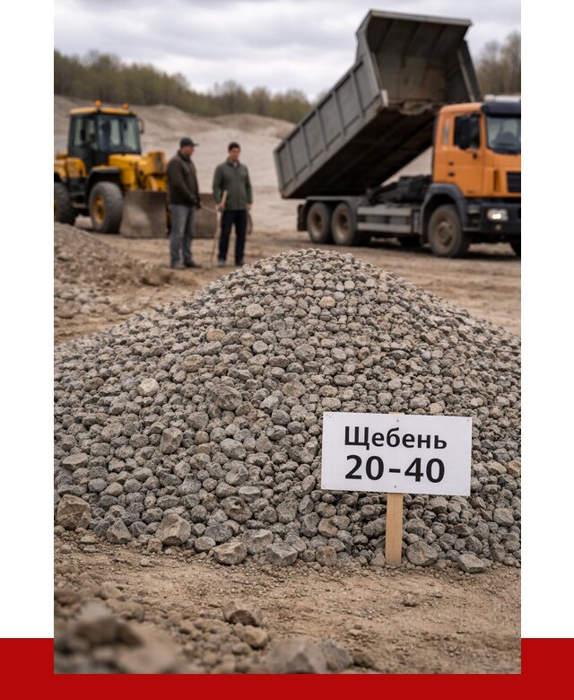 Бетонный щебень фракция 20-40 в Касимах от 2664 р. | ПРОНЕРУДКсм