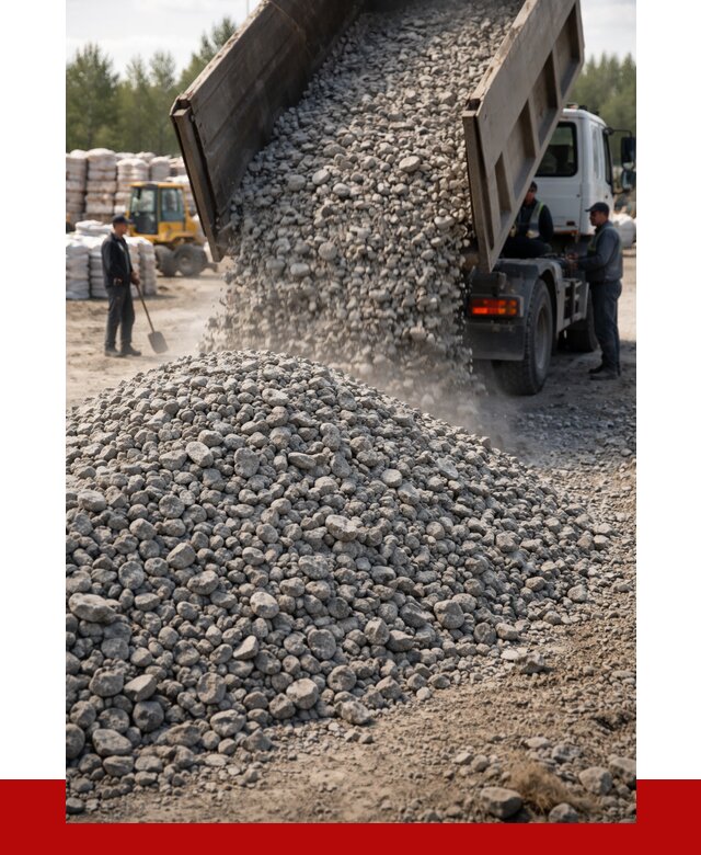 Бетонный щебень фракция 40-70 в Касимах от 1957 р. ПРОНЕРУДКсм
