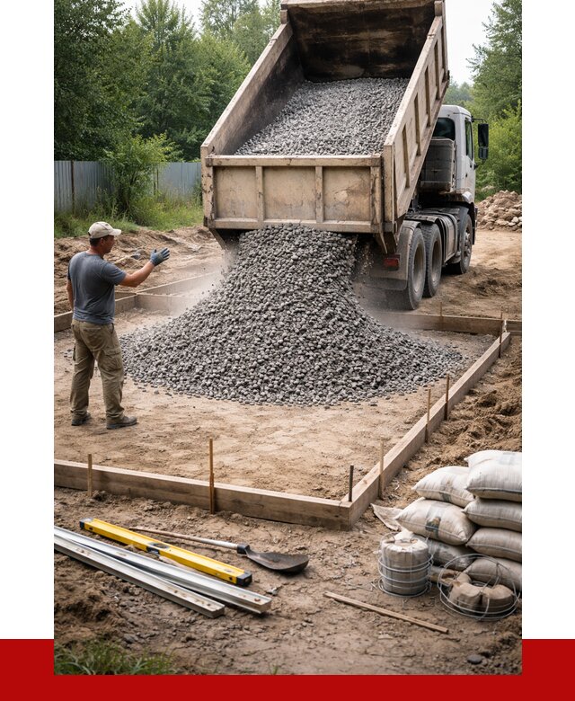 Купить щебень для фундамента в Касимах от 4893 р. | ПРОНЕРУДКсм