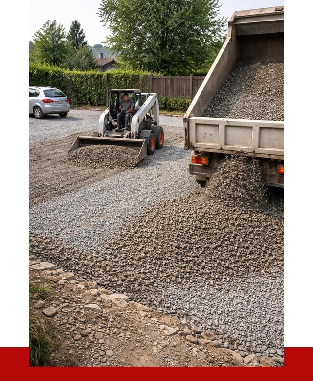 Щебень для парковки в Касимах с доставкой от 1305 р.| ПРОНЕРУДКсм