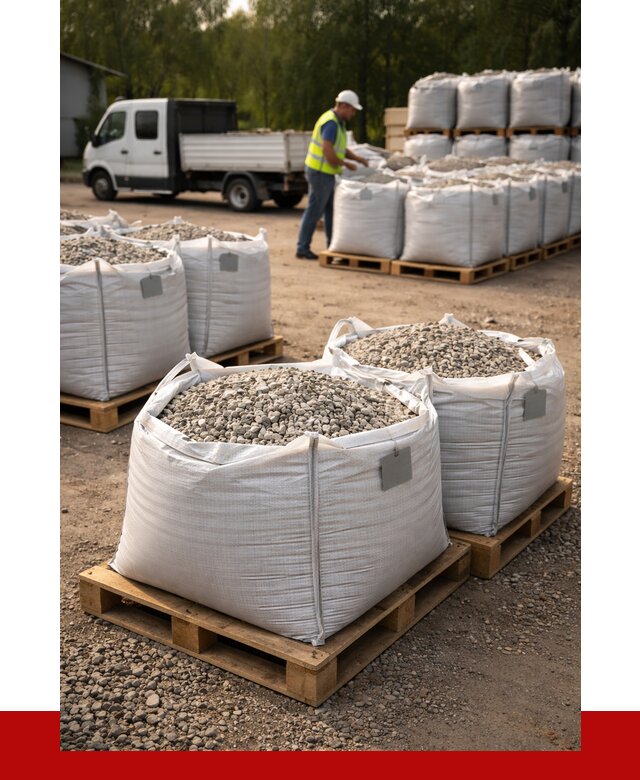 Щебень в мешках с доставкой в Касимах от 4567 р. | ПРОНЕРУДКсм