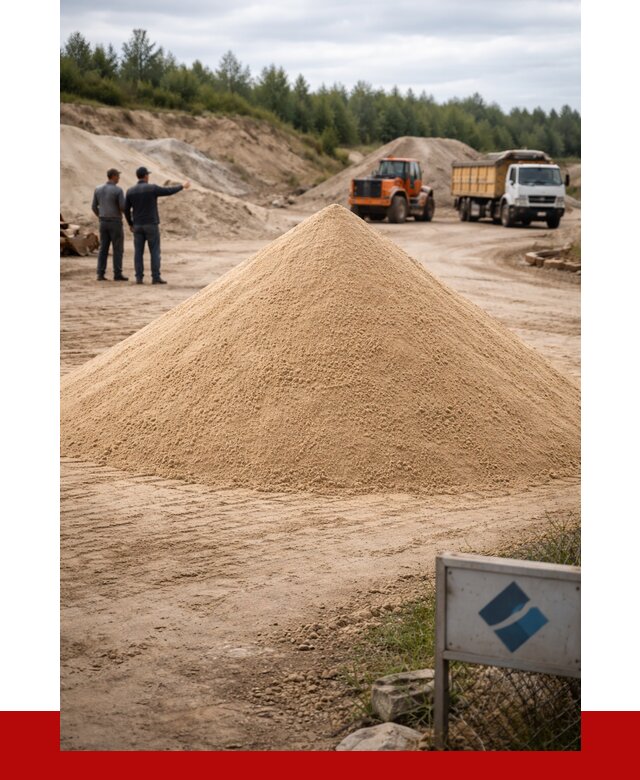 Карьерный песок навалом в Касимах от 1957 р. | ПРОНЕРУДКсм