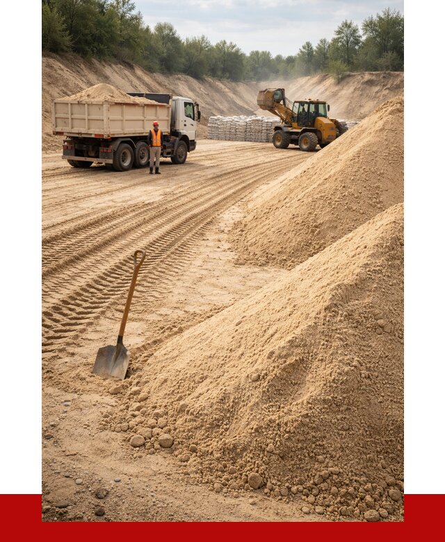 Карьерный песок мелкозернистый в Касимах от 9787 р. | ПРОНЕРУДКсм