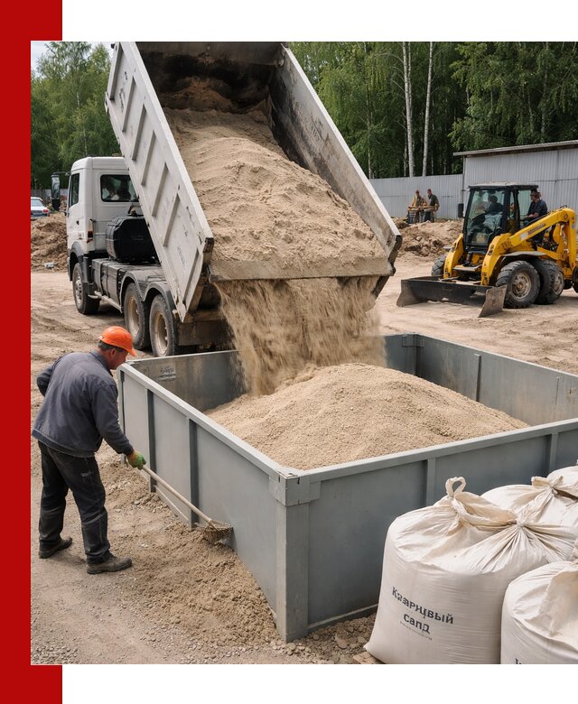 Кварцевый песок для фильтра в Касимах — доставка и качество