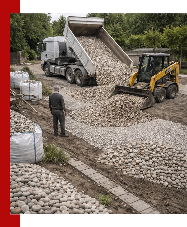 Доставка морской гальки оптом и в розницу в Касимах