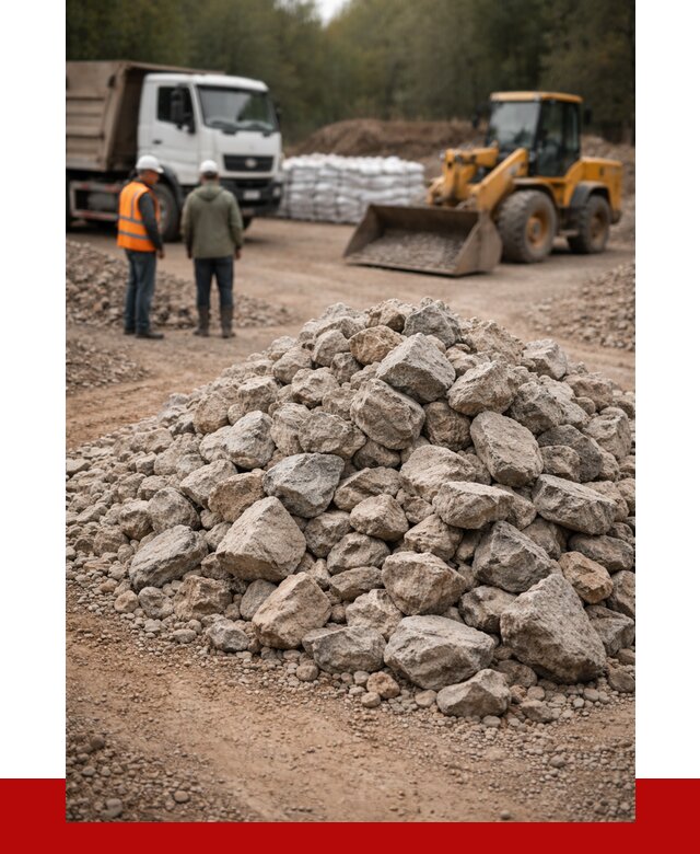 Купить бутовый камень с доставкой в Касимах от 2501 р. | ПРОНЕРУДКсм