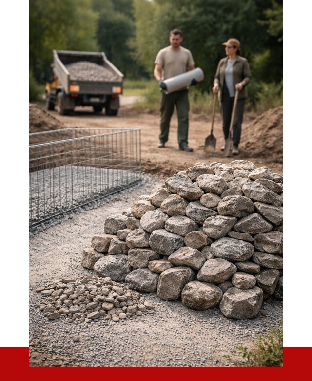 Камень для габионов фракция 100-200 в Касимах от 5220 р. | ПРОНЕРУДКсм