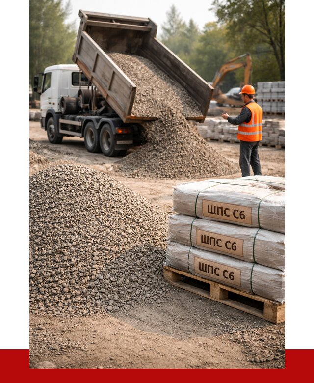 ЩПС С6 в Касимах с доставкой от 2392 р. за куб | ПРОНЕРУДКсм