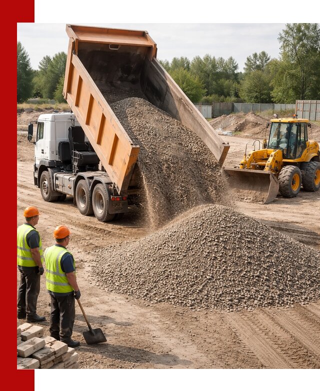 Доставка щебёночно-песчаной смеси ЩПС С7 в Касимах