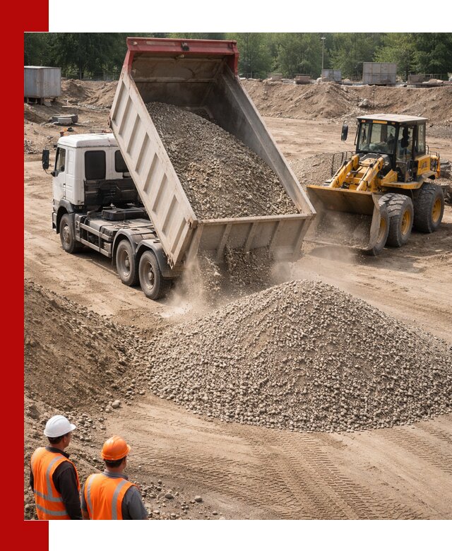 Щебень с песком (ЩГПС С2) с доставкой в Касимах