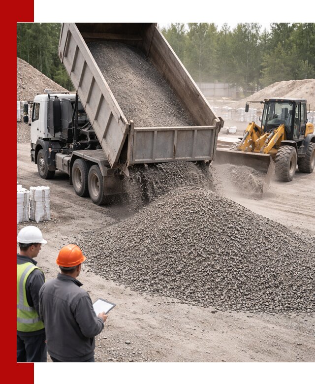 Доставка и продажа гранитного отсева 0-10 в Касимах