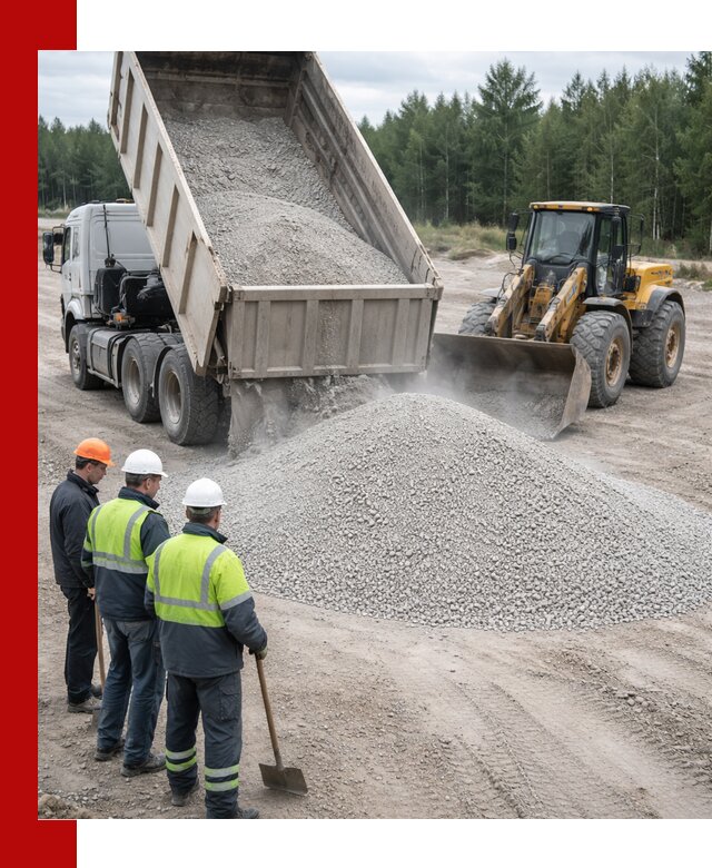 Известняковый отсев 0-5 доставка в Касимах быстро и выгодно