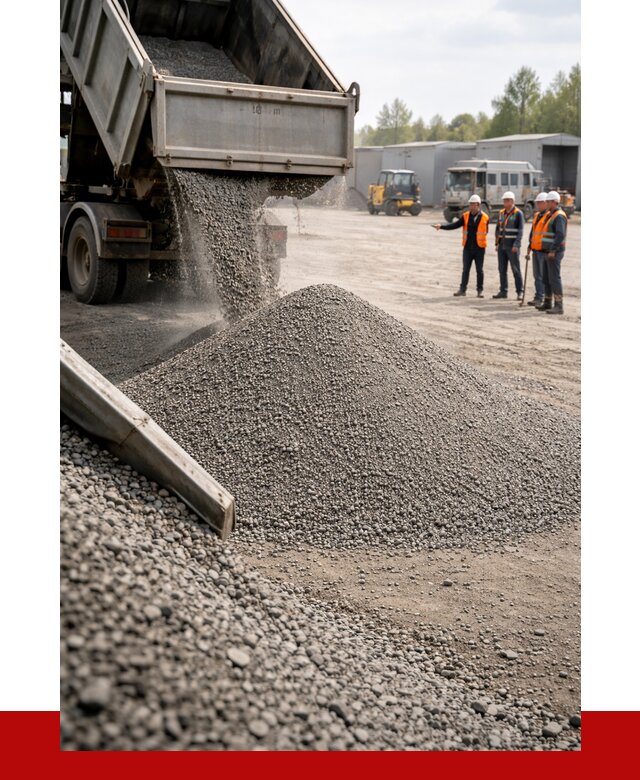 Гравийный отсев 0-5 в Касимах от 1305 р. с доставкой | ПРОНЕРУДКсм