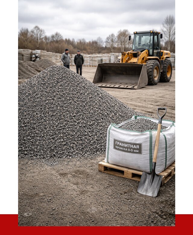 Купить гранитную крошку в Касимах от 5220 р. с доставкой | ПРОНЕРУДКсм