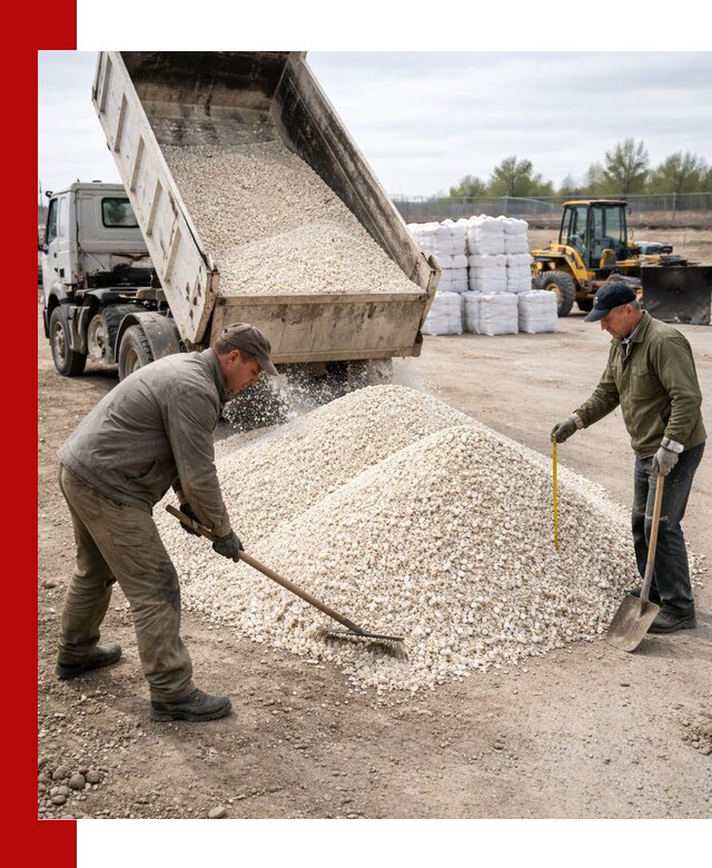 Мраморная крошка с доставкой и разгрузкой в Касимах