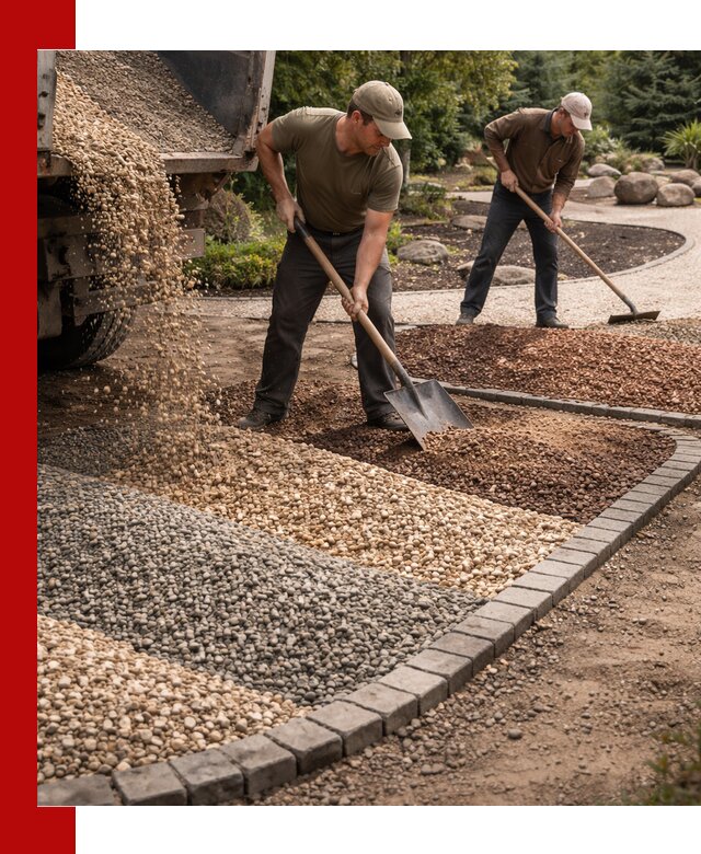 Декоративная крошка для ландшафта в Касимах — продажа и доставка