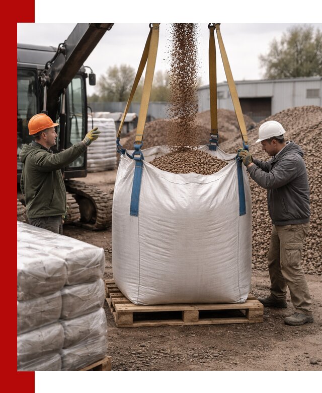 Керамзит в биг-бегах с доставкой в Касимах
