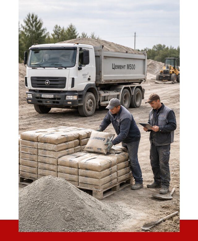 Купить цемент м500 с доставкой в Касимах от 5654 р. | ПРОНЕРУДКсм