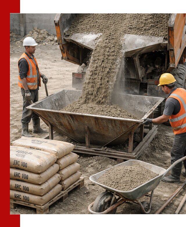 Доставка цементно-песчаной смеси М100 в Касимах