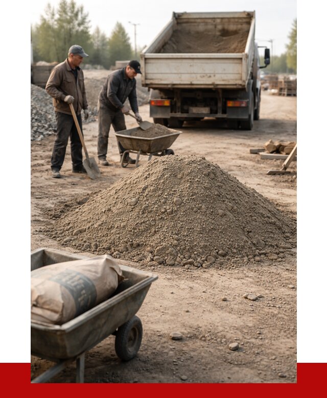 Цементно-песчаная смесь М150 в Касимах от 5111 р. | ПРОНЕРУДКсм