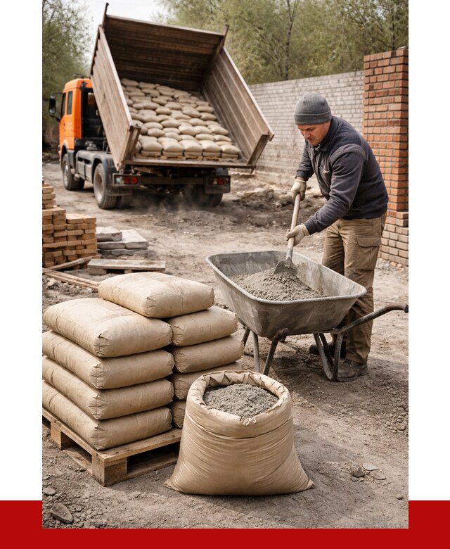 Купить сухую смесь для кладки в Касимах от 1305 р. | ПРОНЕРУДКсм