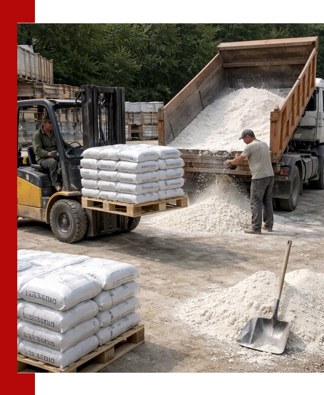 Доставка строительной извести оптом и в розницу в Касимах