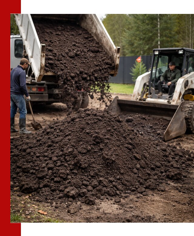 Плодородный грунт с доставкой в Касимах для садов и огородов