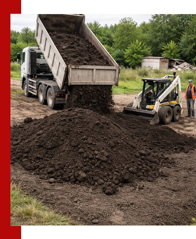 Поставка плодородной земли с доставкой самосвалом в Касимах