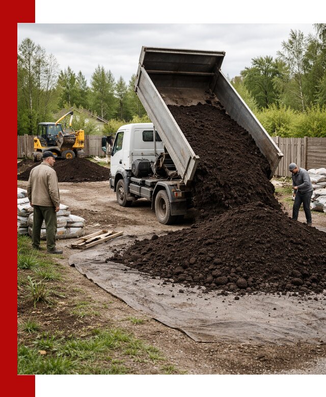 Доставка качественного почвогрунта в Касимах оптом и в розницу
