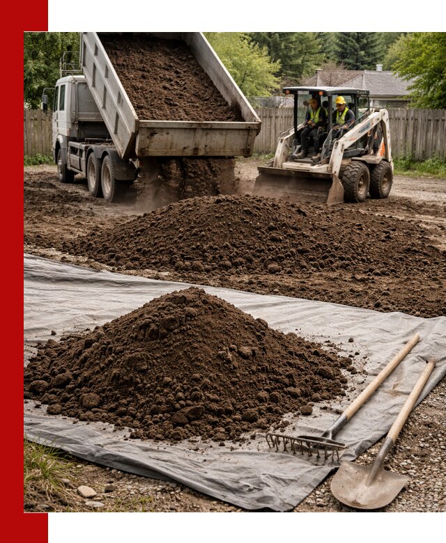 Грунт для отсыпки участка с доставкой в Касимах