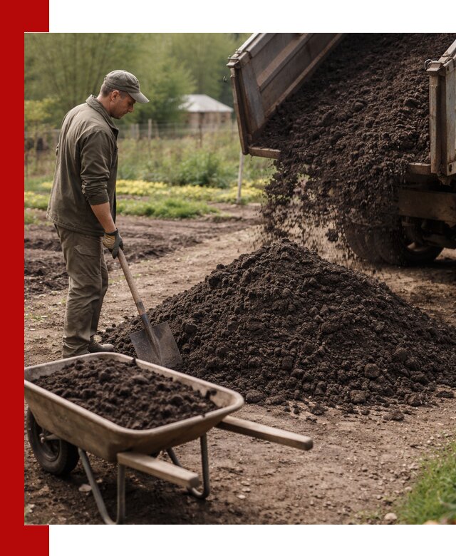 Доставка качественной земли для огорода в Касимах