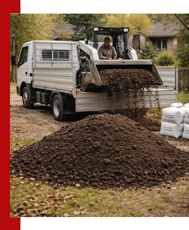 Доставка садовой земли в больших объёмах в Касимах