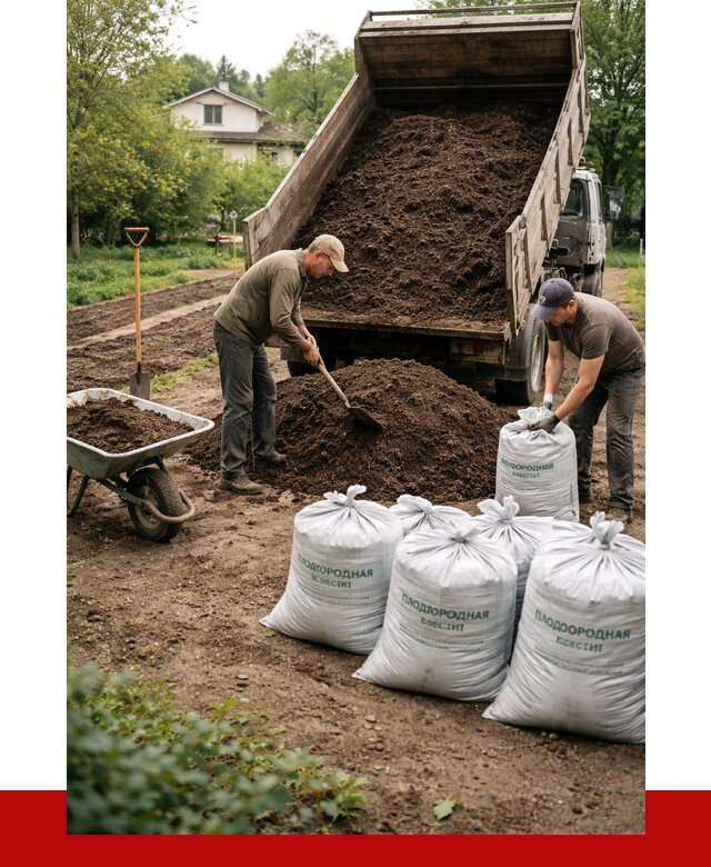 Плодородная смесь в Касимах от 4567 р./куб с доставкой | ПРОНЕРУДКсм