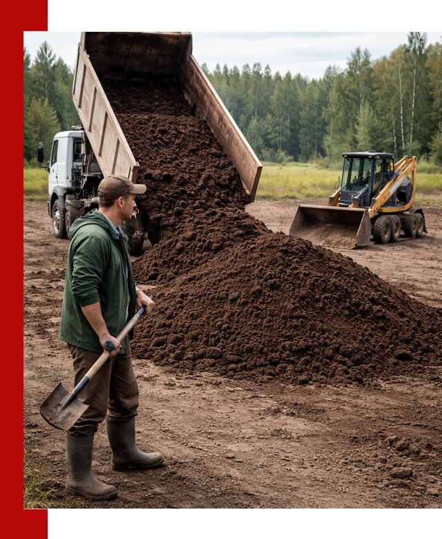 Купить верховой торф с доставкой в Касимах для садоводства и растений